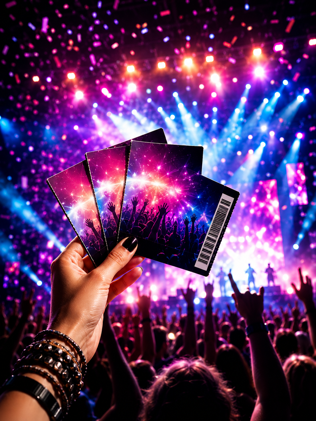 Example ad image: concert tickets